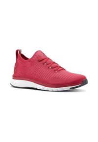 Buty do biegania damskie Reebok Print Smooth Ultraknit. Zapięcie: sznurówki. Kolor: czerwony. Materiał: guma, syntetyk, tkanina, materiał. Szerokość cholewki: normalna. Wzór: nadruk. Model: Reebok Print. Sport: bieganie