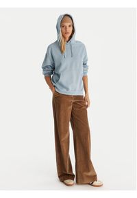 Quiksilver Bluza EQWFT03191 Niebieski Oversize. Kolor: niebieski. Materiał: bawełna #4