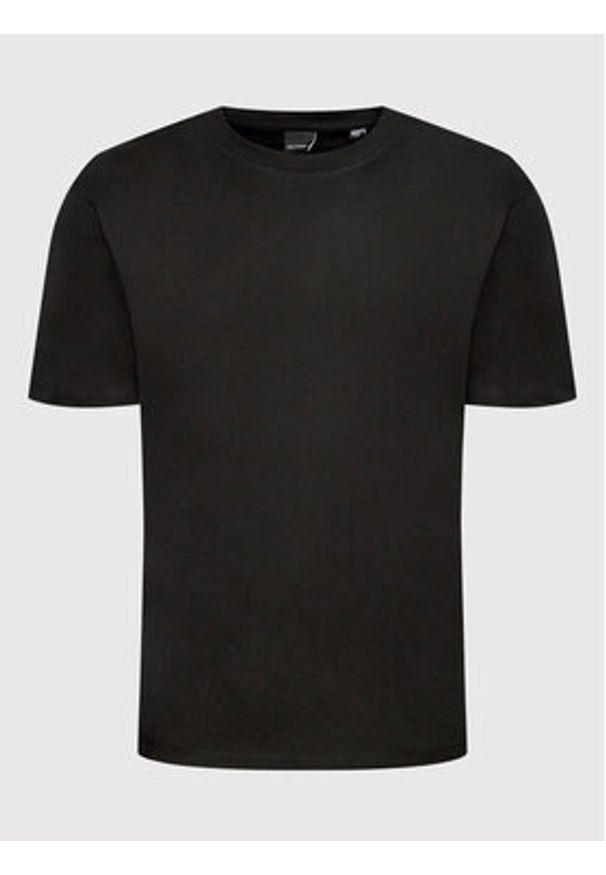 Only & Sons T-Shirt Fred 22022532 Czarny Relaxed Fit. Kolor: czarny. Materiał: bawełna