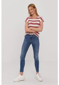 Vero Moda Jeansy damskie high waist. Stan: podwyższony. Kolor: niebieski #2