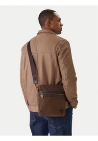 Guess Saszetka HMBENP P6123 Brązowy. Kolor: brązowy. Materiał: materiał #1