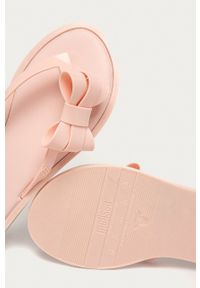 melissa - Melissa - Japonki Flip Flop Sweet. Kolor: różowy. Materiał: materiał, guma, kauczuk. Wzór: gładki #4