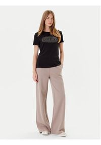 Guess T-Shirt V5YI08 J1314 Czarny Regular Fit. Kolor: czarny. Materiał: bawełna #3