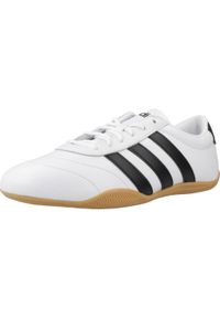 Adidas - Kapcie ADIDAS GRAND COURT LO Biały. Kolor: biały. Materiał: tkanina, skóra. Styl: sportowy