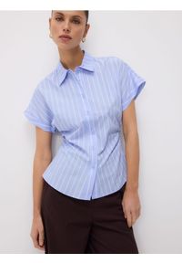 Reserved - Taliowana koszula z bawełną - wielobarwny. Materiał: bawełna