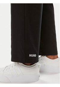 Hugo Spodnie dresowe Dina 50514871 Czarny Regular Fit. Kolor: czarny. Materiał: bawełna