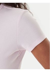 Tommy Jeans T-Shirt Essential DW0DW17383 Różowy Slim Fit. Kolor: różowy. Materiał: bawełna #5