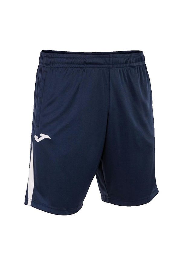 Joma Championship VII Szorty Navy-White - Męskie XS. Kolor: biały, niebieski, wielokolorowy. Sezon: lato. Sport: fitness, piłka nożna