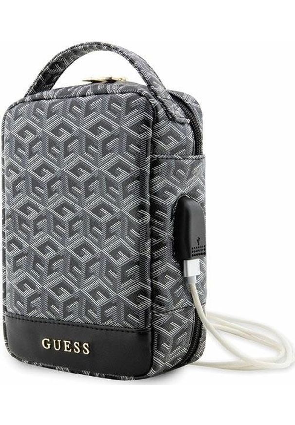 Torba Guess Guess Torba GUHBHGCFSEK Organizer czarny/black GCube Stripe NoSize. Kolor: czarny