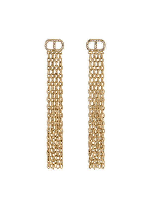 TwinSet - TWINSET Kolczyki 251TA4150 Złoty. Materiał: metalowe. Kolor: złoty
