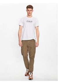 Polo Ralph Lauren T-Shirt 714899613005 Biały Regular Fit. Typ kołnierza: polo. Kolor: biały. Materiał: bawełna #4