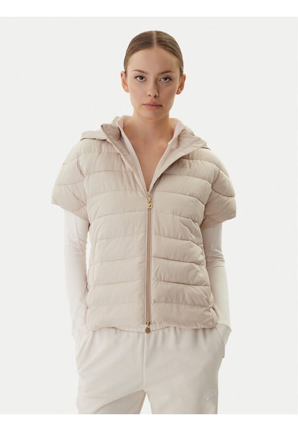 EA7 Emporio Armani Bezrękawnik 7W000477 AF12476 U1046 Beżowy Regular Fit. Kolor: beżowy. Materiał: syntetyk. Długość rękawa: bez rękawów