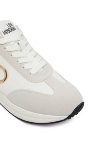 Love Moschino - LOVE MOSCHINO Sneakersy JA15344G1OINC10A Biały. Kolor: biały. Materiał: materiał #6