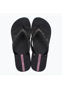 Japonki damskie Ipanema Mesh X Plat. Kolor: czarny. Materiał: mesh