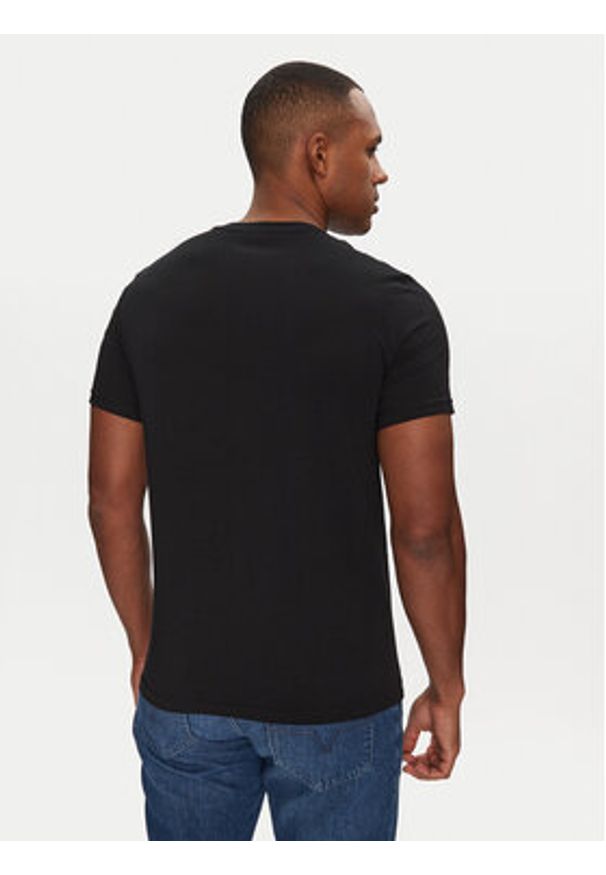 Emporio Armani Underwear Komplet 2 t-shirtów EM000391 AF10776 MC005 Czarny Regular Fit. Kolor: czarny. Materiał: bawełna
