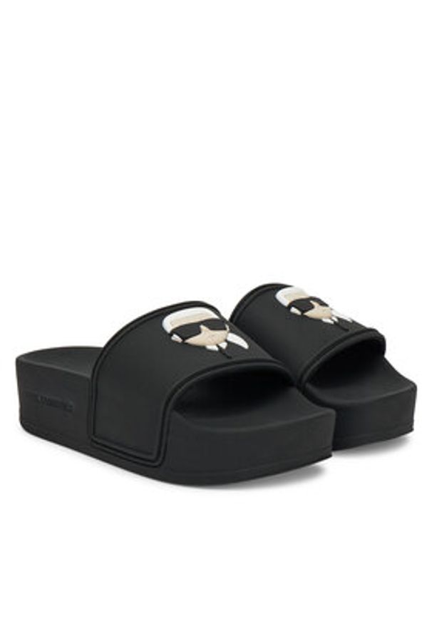 Karl Lagerfeld - KARL LAGERFELD Klapki Kondo Maxi KL80805A Czarny. Kolor: czarny