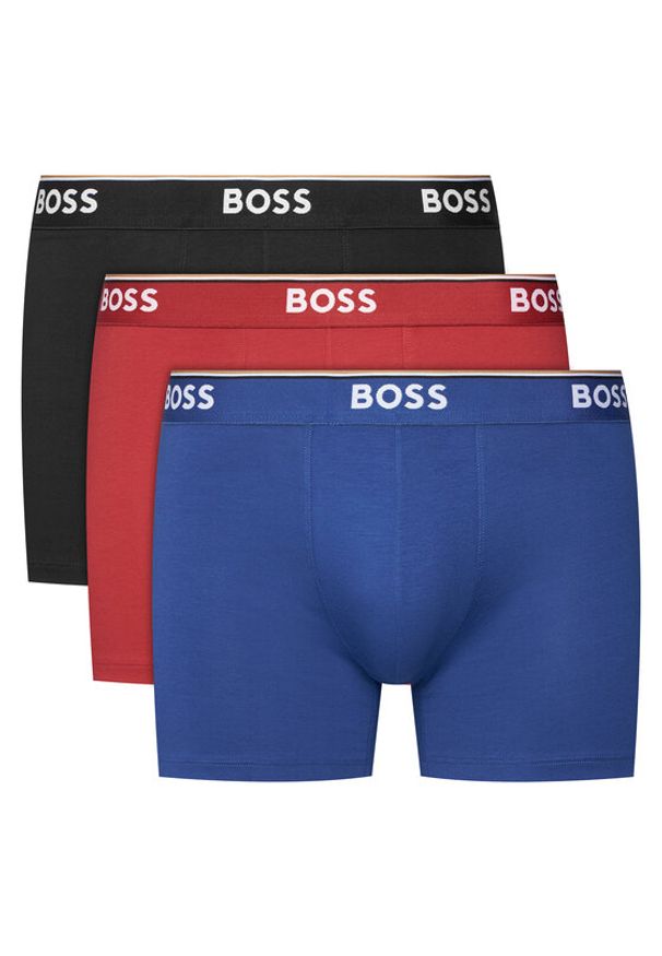 BOSS Komplet bokserek 50475282 Kolorowy. Materiał: bawełna. Wzór: kolorowy