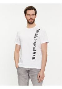 Emporio Armani Underwear T-Shirt 211818 4R479 00010 Biały Regular Fit. Kolor: biały. Materiał: bawełna