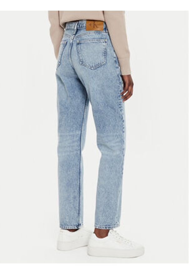 Calvin Klein Jeans Jeansy J20J224031 Niebieski Straight Fit. Kolor: niebieski