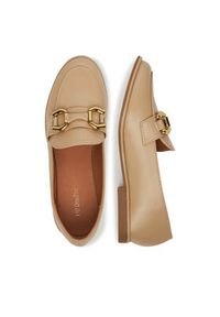 DeeZee Loafersy Y066 Beżowy. Kolor: beżowy. Materiał: skóra #6