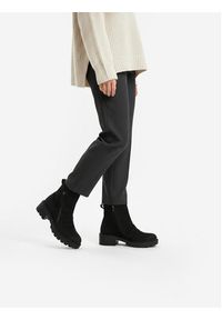 Clara Barson Botki CEO-HY8007S-1 Czarny. Kolor: czarny. Materiał: materiał #7