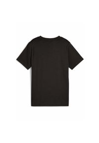 Koszulka Puma Ess 2 Color No.1 Logo Tee B, Dzieci. Kolor: czarny. Materiał: bawełna, materiał