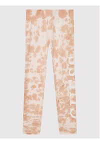 Guess Legginsy J2YB1 7J130 Beżowy Slim Fit. Kolor: beżowy. Materiał: bawełna #3