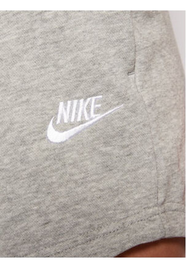 Nike Szorty sportowe Sportswear Essential CJ2158 Szary Standard Fit. Kolor: szary. Materiał: bawełna