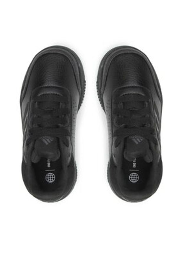 Adidas - adidas Sneakersy Tensaur Sport 2.0 K GW6424 Czarny. Kolor: czarny. Materiał: skóra