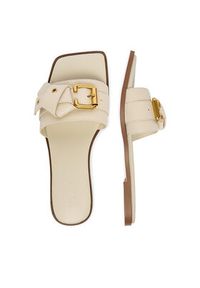 Badura Klapki EO-ANDI-V2230-63 Écru. Materiał: skóra #4