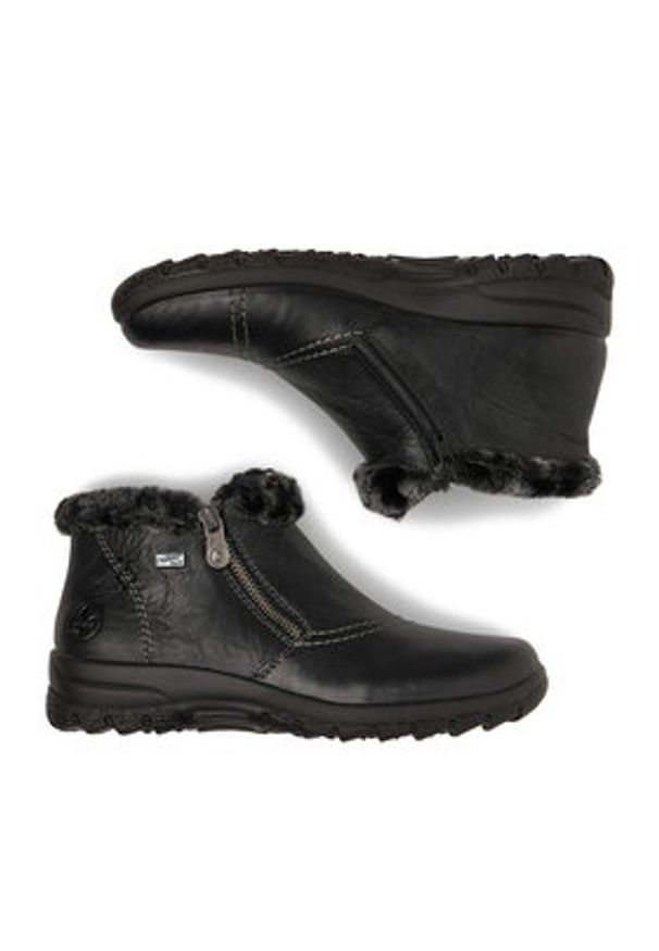 Rieker Botki CEO-L7172-00 Czarny. Kolor: czarny. Materiał: syntetyk, materiał