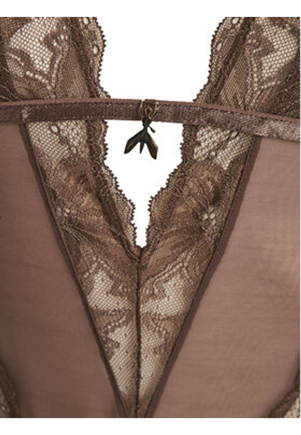 Patrizia Pepe Body 2I0143/A602-B825 Brązowy. Kolor: brązowy. Materiał: syntetyk