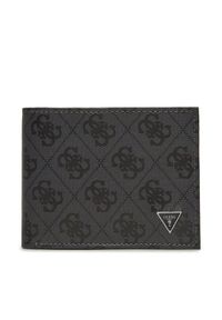 Guess Duży Portfel Męski SMVELE LEA24 Czarny. Kolor: czarny. Materiał: skóra