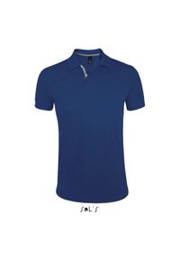 SOL'S - Polo Sol's Portland. Typ kołnierza: polo. Kolor: niebieski. Styl: młodzieżowy #1