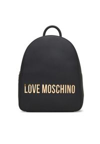 Love Moschino - LOVE MOSCHINO Plecak JC4193PP0NKD0000 Czarny. Kolor: czarny. Materiał: skóra