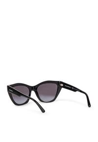 Emporio Armani Okulary przeciwsłoneczne 0EA4176 58758G Czarny. Kolor: czarny