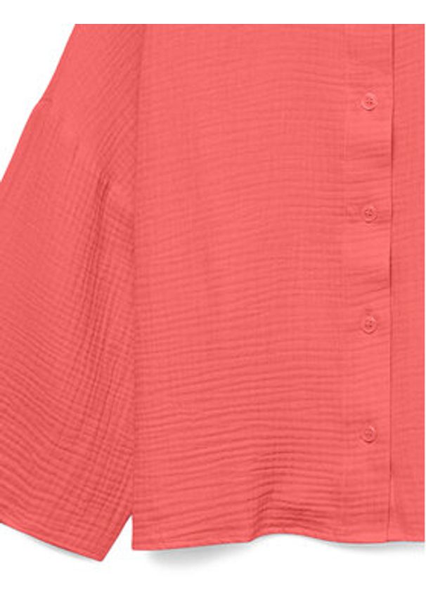 Vero Moda Koszula Natali 10279685 Różowy Standard Fit. Kolor: różowy. Materiał: bawełna