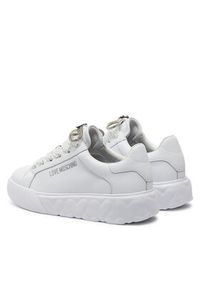 Love Moschino - LOVE MOSCHINO Sneakersy JA15554G0IIA0100 Biały. Kolor: biały