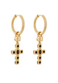 DOLCE & GABBANA - Dolce&Gabbana Kolczyki WEQ6D1 W1111 Złoty. Materiał: metalowe. Kolor: złoty #4