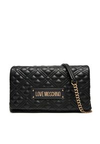 Love Moschino - LOVE MOSCHINO Torebka JC4230PP0LLA0000 Czarny. Kolor: czarny. Materiał: skórzane