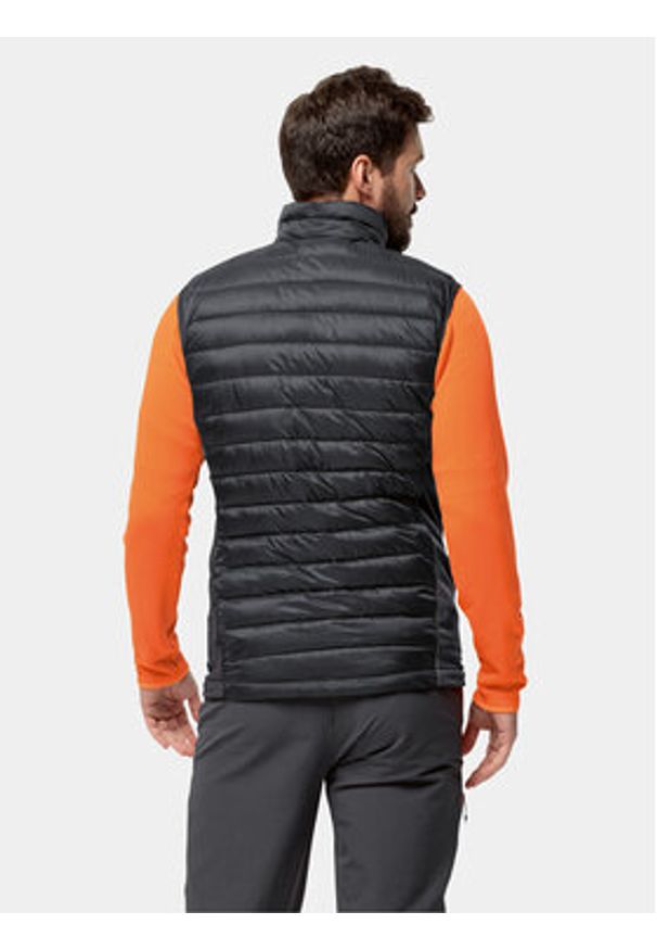 Jack Wolfskin Kamizelka Routeburn Pro Ins Vest 1206872 Czarny Slim Fit. Kolor: czarny. Materiał: syntetyk