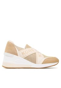 MICHAEL Michael Kors Sneakersy Geena Slip On Trainer 43F3GNFP2D Złoty. Zapięcie: bez zapięcia. Kolor: złoty. Materiał: materiał #1