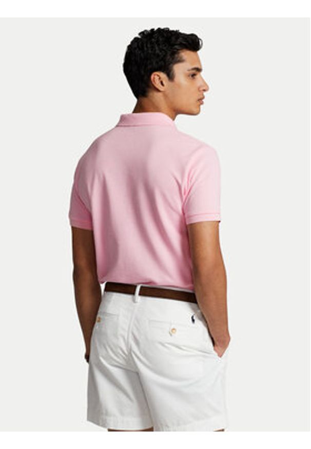 Polo Ralph Lauren Polo Core Replen 710782592 Różowy Custom Slim Fit. Typ kołnierza: polo. Kolor: różowy. Materiał: bawełna