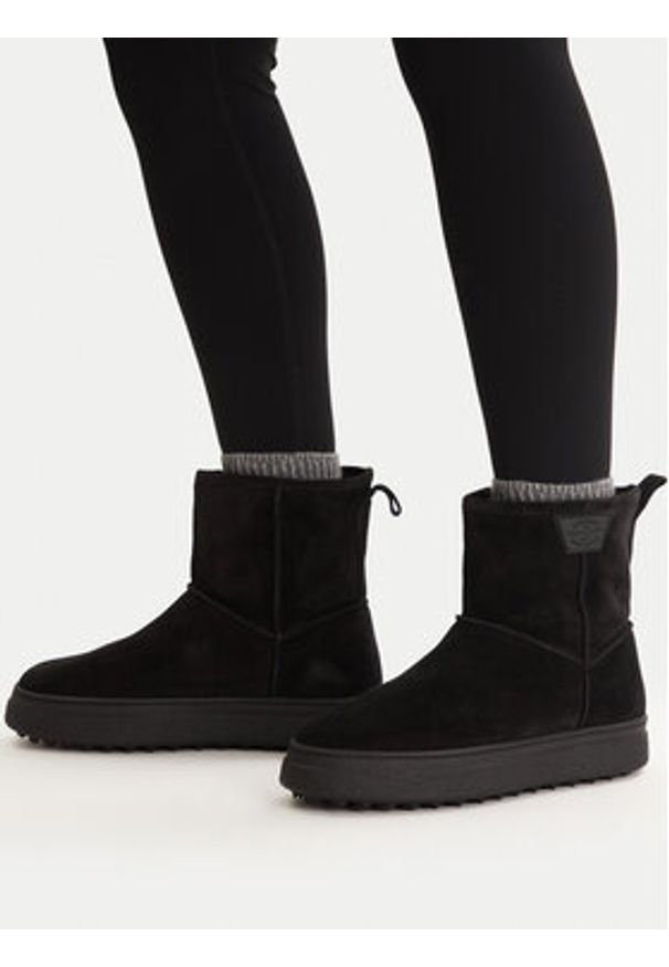 GANT - Gant Śniegowce 31543065 Czarny. Kolor: czarny. Materiał: skóra, zamsz