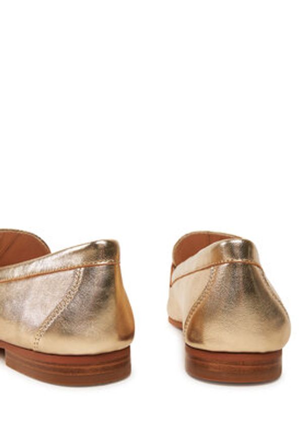 Liu Jo Loafersy Emel 01 SF4087 PX186 Złoty. Kolor: złoty. Materiał: skóra