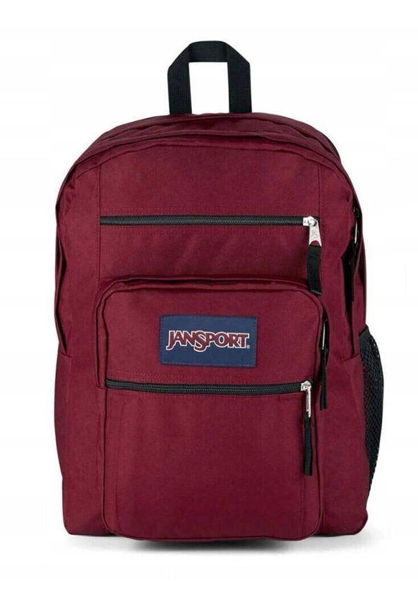 JanSport Big Student Backpack EK0A5BAHN62 Bordowe One size. Kolor: czerwony. Styl: młodzieżowy