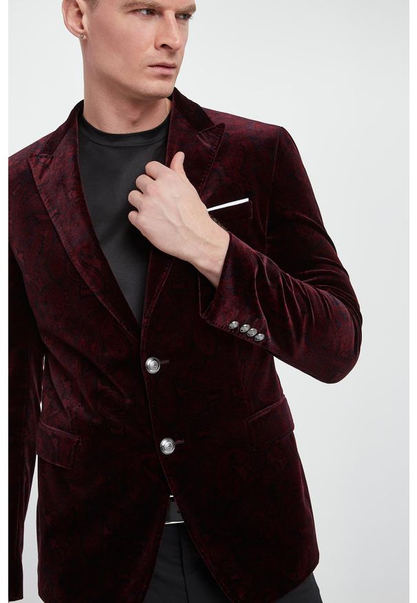 Marynarka męska welurowa Horace-Velvet JOOP!. Materiał: welur