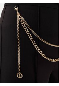 TwinSet - TWINSET Spodnie palazzo 252TP2281 Czarny Wide Leg. Kolor: czarny. Materiał: syntetyk #5