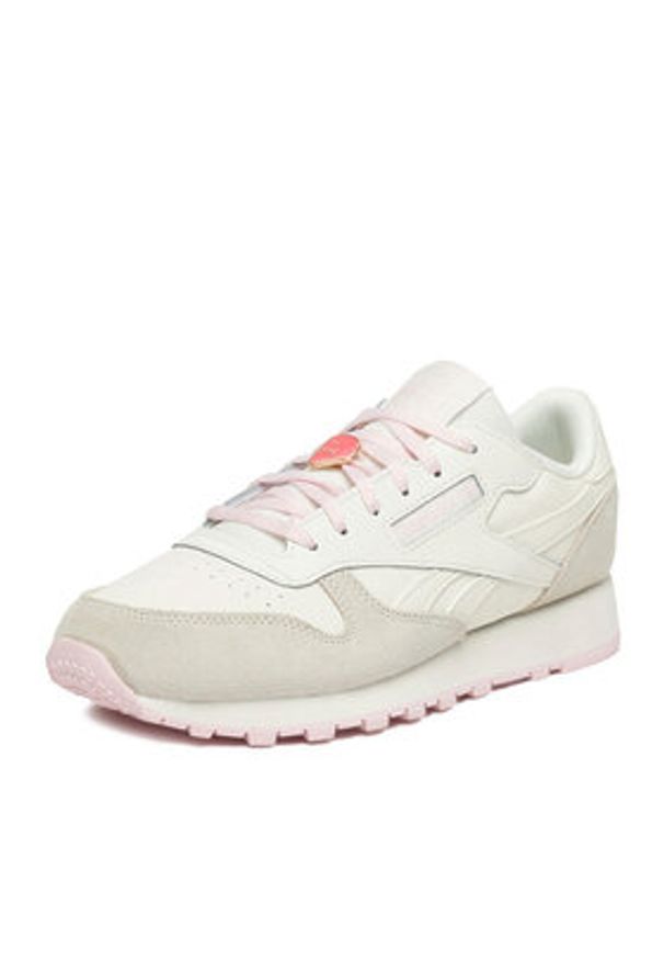 Reebok Sneakersy EO-CLASSIC LEATHER 100224475 Écru. Kolor: kremowy. Materiał: skóra. Model: Reebok Classic