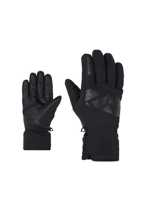 Ziener - Rękawice narciarskie męskie ZIENER Galibo GTX. Kolor: czarny. Technologia: Gore-Tex. Sezon: zima. Sport: narciarstwo